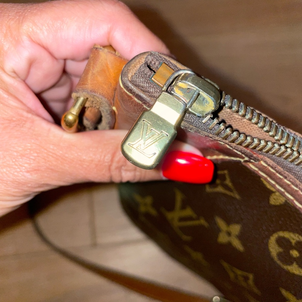 Louis Vuitton Odeon Monogram Long Strap 1053 Brown Canvas Cross Body Bag! - Picture 9 of 11